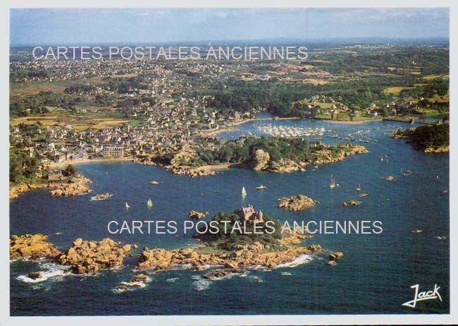 Cartes postales anciennes > CARTES POSTALES > carte postale ancienne > cartes-postales-ancienne.com Bretagne Cote d'armor Ploumanach