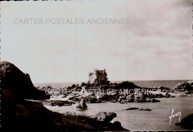 Cartes postales anciennes > CARTES POSTALES > carte postale ancienne > cartes-postales-ancienne.com Bretagne Cote d'armor Ploumanach