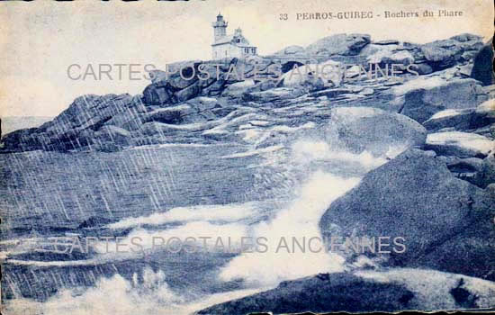 Cartes postales anciennes > CARTES POSTALES > carte postale ancienne > cartes-postales-ancienne.com Cotes d'armor 22 Perros Guirec