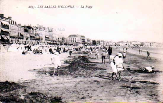 Cartes postales anciennes > CARTES POSTALES > carte postale ancienne > cartes-postales-ancienne.com Pays de la loire Vendee Les Sables d'Olonne