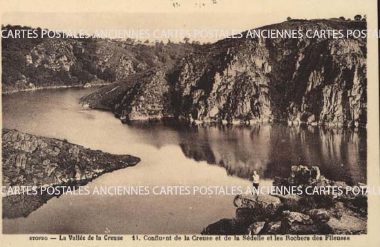 Cartes postales anciennes > CARTES POSTALES > carte postale ancienne > cartes-postales-ancienne.com Nouvelle aquitaine Creuse Crozant