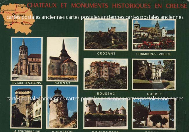 Cartes postales anciennes > CARTES POSTALES > carte postale ancienne > cartes-postales-ancienne.com Nouvelle aquitaine Creuse