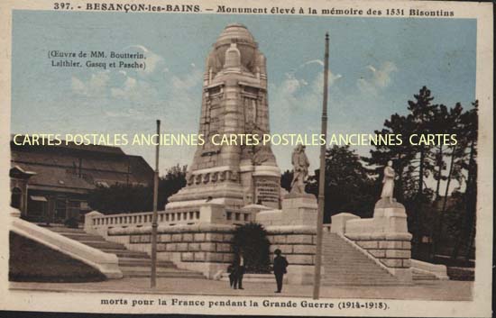 Cartes postales anciennes > CARTES POSTALES > carte postale ancienne > cartes-postales-ancienne.com Bourgogne franche comte Doubs Besancon