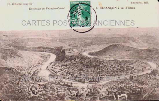 Cartes postales anciennes > CARTES POSTALES > carte postale ancienne > cartes-postales-ancienne.com Bourgogne franche comte Doubs Besancon