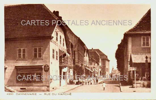 Cartes postales anciennes > CARTES POSTALES > carte postale ancienne > cartes-postales-ancienne.com Haut rhin 68 Dannemarie