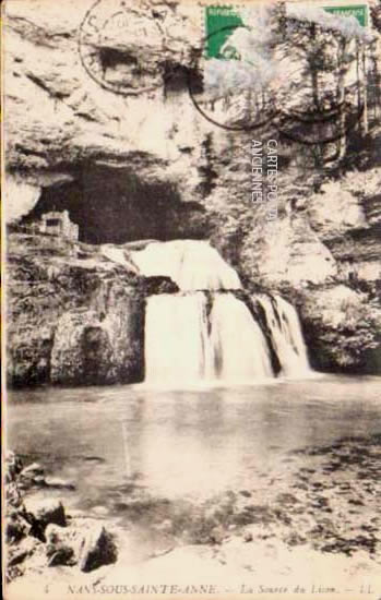 Cartes postales anciennes > CARTES POSTALES > carte postale ancienne > cartes-postales-ancienne.com Bourgogne franche comte Nans Sous Sainte Anne