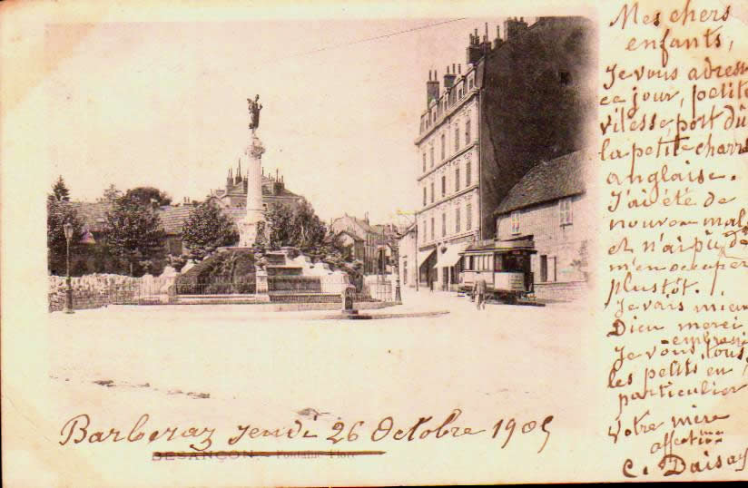 Cartes postales anciennes > CARTES POSTALES > carte postale ancienne > cartes-postales-ancienne.com Bourgogne franche comte Doubs Besancon