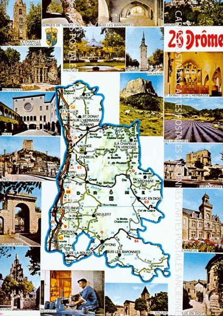 Cartes postales anciennes > CARTES POSTALES > carte postale ancienne > cartes-postales-ancienne.com Auvergne rhone alpes Drome