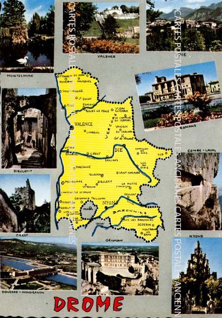 Cartes postales anciennes > CARTES POSTALES > carte postale ancienne > cartes-postales-ancienne.com Auvergne rhone alpes Drome