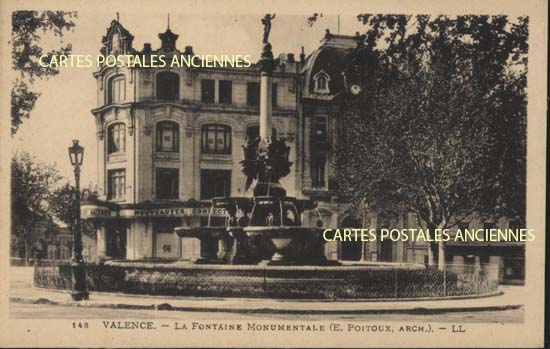 Cartes postales anciennes > CARTES POSTALES > carte postale ancienne > cartes-postales-ancienne.com Auvergne rhone alpes Drome Valence