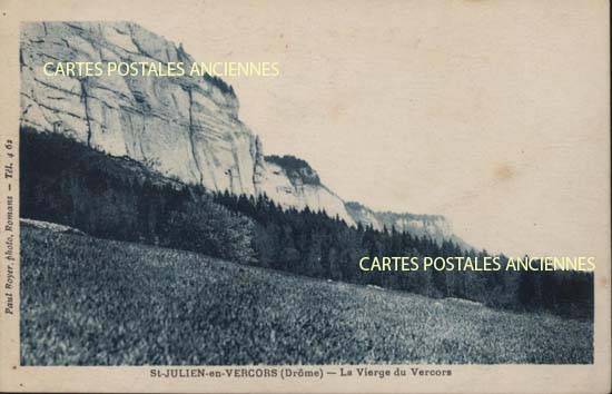 Cartes postales anciennes > CARTES POSTALES > carte postale ancienne > cartes-postales-ancienne.com Auvergne rhone alpes Drome Saint Julien En Vercors