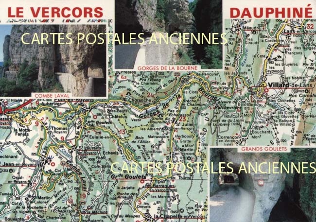 Cartes postales anciennes > CARTES POSTALES > carte postale ancienne > cartes-postales-ancienne.com Auvergne rhone alpes Drome Saint Martin En Vercors