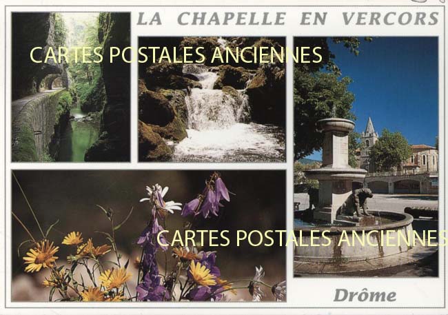 Cartes postales anciennes > CARTES POSTALES > carte postale ancienne > cartes-postales-ancienne.com Auvergne rhone alpes Drome La Chapelle En Vercors