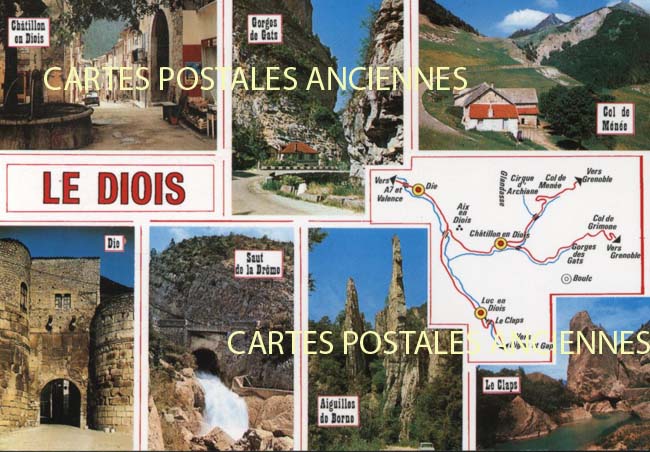 Cartes postales anciennes > CARTES POSTALES > carte postale ancienne > cartes-postales-ancienne.com Auvergne rhone alpes Drome Die