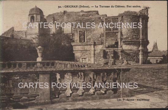 Cartes postales anciennes > CARTES POSTALES > carte postale ancienne > cartes-postales-ancienne.com Auvergne rhone alpes Drome Grignan