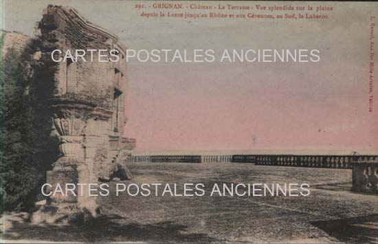 Cartes postales anciennes > CARTES POSTALES > carte postale ancienne > cartes-postales-ancienne.com Auvergne rhone alpes Drome Grignan