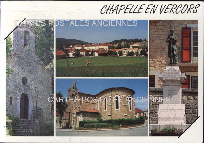 Cartes postales anciennes > CARTES POSTALES > carte postale ancienne > cartes-postales-ancienne.com Auvergne rhone alpes Drome La Chapelle En Vercors