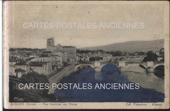 Cartes postales anciennes > CARTES POSTALES > carte postale ancienne > cartes-postales-ancienne.com Auvergne rhone alpes Drome Romans Sur Isere