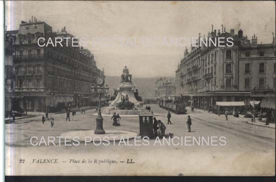 Cartes postales anciennes > CARTES POSTALES > carte postale ancienne > cartes-postales-ancienne.com Auvergne rhone alpes Drome Valence