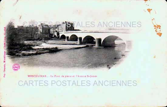 Cartes postales anciennes > CARTES POSTALES > carte postale ancienne > cartes-postales-ancienne.com Auvergne rhone alpes Drome Montelimar