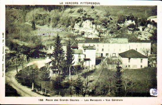 Cartes postales anciennes > CARTES POSTALES > carte postale ancienne > cartes-postales-ancienne.com Auvergne rhone alpes Drome Les Barraques En Vercors