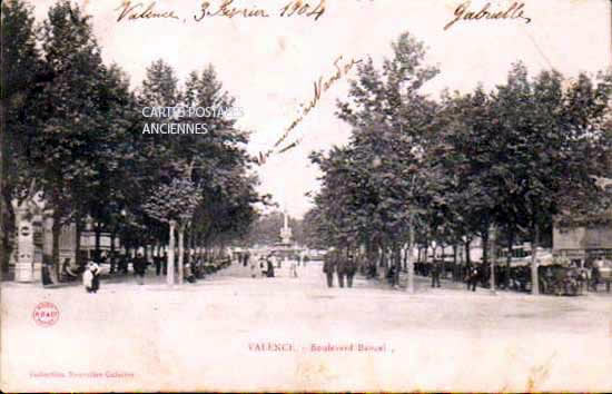 Cartes postales anciennes > CARTES POSTALES > carte postale ancienne > cartes-postales-ancienne.com Auvergne rhone alpes Drome Valence