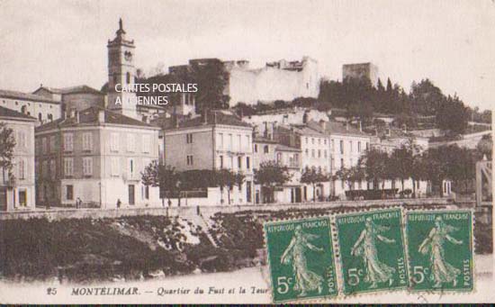 Cartes postales anciennes > CARTES POSTALES > carte postale ancienne > cartes-postales-ancienne.com Auvergne rhone alpes Drome Montelimar