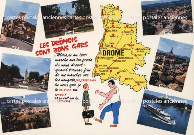 Cartes postales anciennes > CARTES POSTALES > carte postale ancienne > cartes-postales-ancienne.com Auvergne rhone alpes Drome