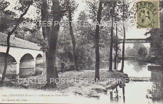 Cartes postales anciennes > CARTES POSTALES > carte postale ancienne > cartes-postales-ancienne.com Centre val de loire  Eure et loir Chartres