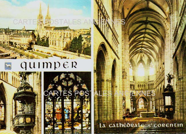 Cartes postales anciennes > CARTES POSTALES > carte postale ancienne > cartes-postales-ancienne.com Bretagne Quimper