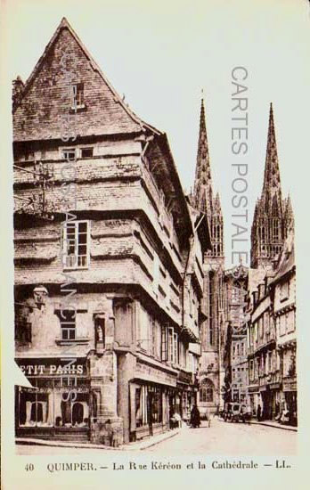 Cartes postales anciennes > CARTES POSTALES > carte postale ancienne > cartes-postales-ancienne.com Bretagne Quimper