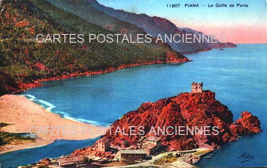 Cartes postales anciennes > CARTES POSTALES > carte postale ancienne > cartes-postales-ancienne.com Corse du sud 2a Piana