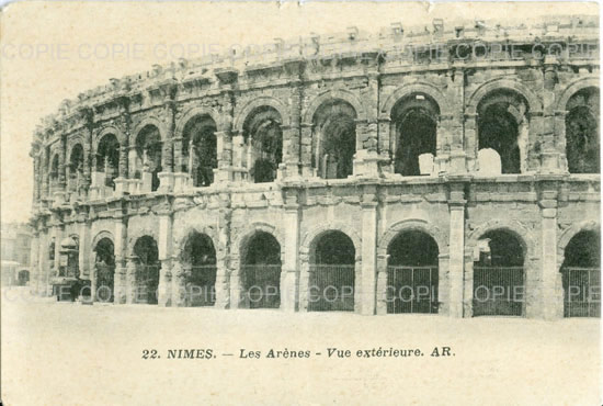 Cartes postales anciennes > CARTES POSTALES > carte postale ancienne > cartes-postales-ancienne.com Occitanie Gard Nimes