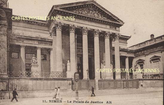 Cartes postales anciennes > CARTES POSTALES > carte postale ancienne > cartes-postales-ancienne.com Occitanie Gard Nimes