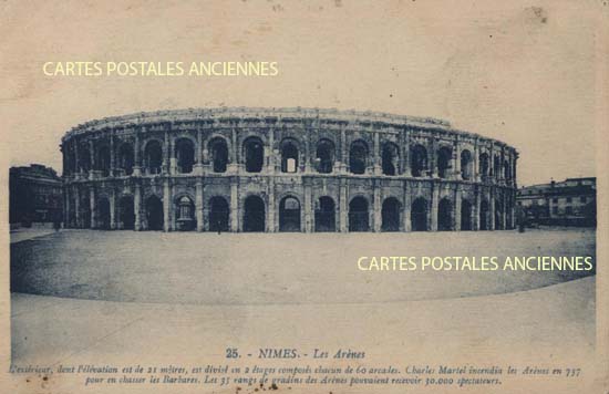 Cartes postales anciennes > CARTES POSTALES > carte postale ancienne > cartes-postales-ancienne.com Occitanie Gard Nimes