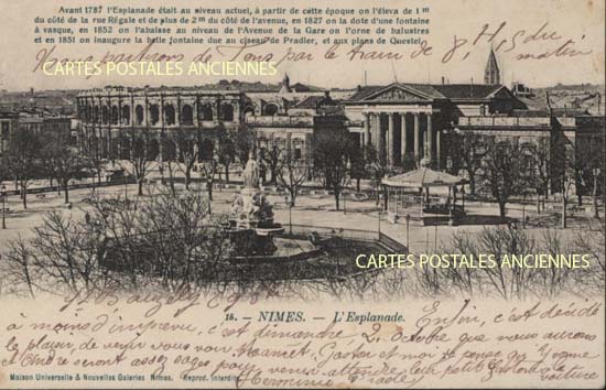 Cartes postales anciennes > CARTES POSTALES > carte postale ancienne > cartes-postales-ancienne.com Gard 30 Nimes