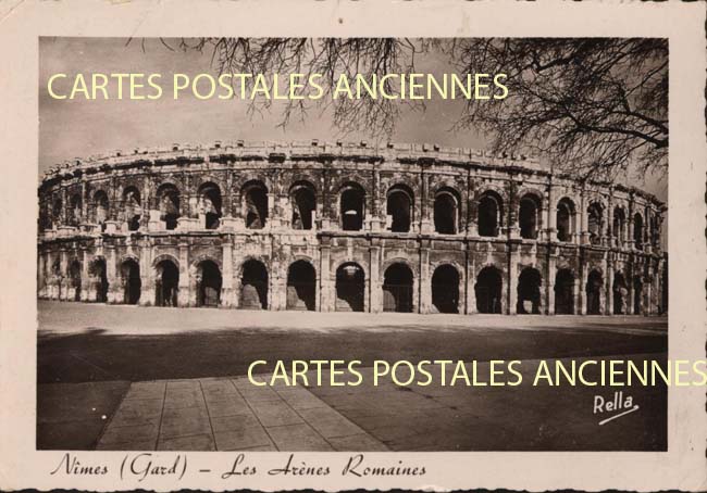 Cartes postales anciennes > CARTES POSTALES > carte postale ancienne > cartes-postales-ancienne.com Occitanie Nimes