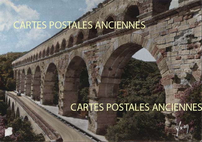 Cartes postales anciennes > CARTES POSTALES > carte postale ancienne > cartes-postales-ancienne.com Occitanie Vers Pont Du Gard