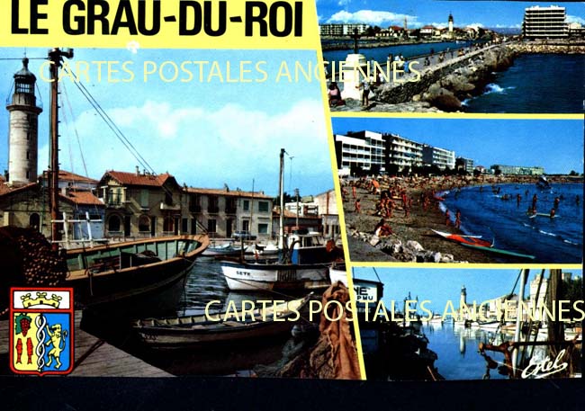 Cartes postales anciennes > CARTES POSTALES > carte postale ancienne > cartes-postales-ancienne.com Occitanie Gard Le Grau Du Roi