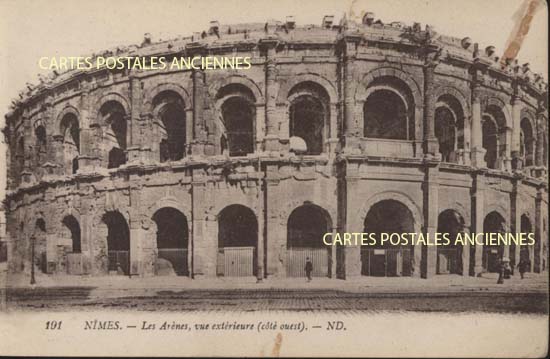 Cartes postales anciennes > CARTES POSTALES > carte postale ancienne > cartes-postales-ancienne.com Occitanie Nimes