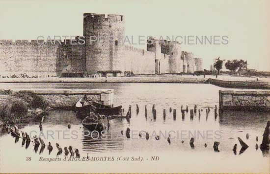 Cartes postales anciennes > CARTES POSTALES > carte postale ancienne > cartes-postales-ancienne.com Gard 30 Aigues Mortes