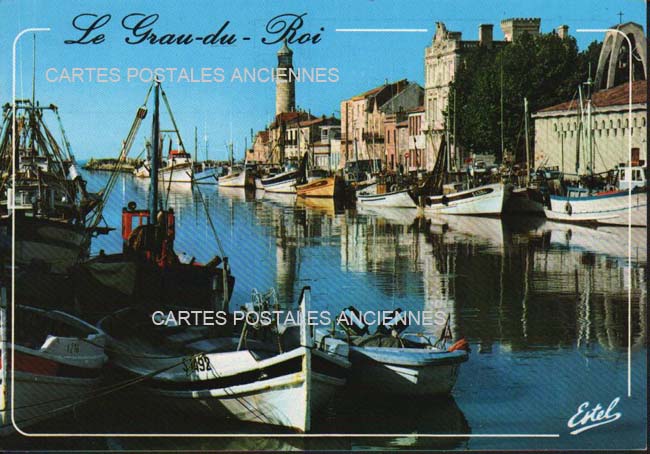 Cartes postales anciennes > CARTES POSTALES > carte postale ancienne > cartes-postales-ancienne.com Occitanie Gard Le Grau Du Roi