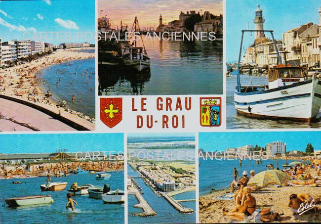 Cartes postales anciennes > CARTES POSTALES > carte postale ancienne > cartes-postales-ancienne.com Occitanie Gard Le Grau Du Roi