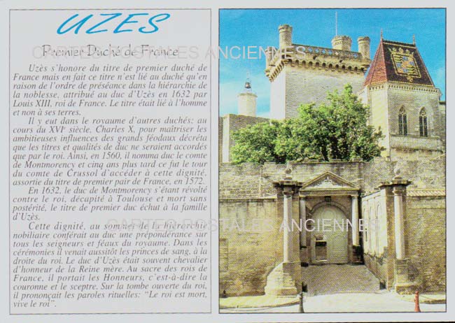 Cartes postales anciennes > CARTES POSTALES > carte postale ancienne > cartes-postales-ancienne.com Gard 30 Uzes