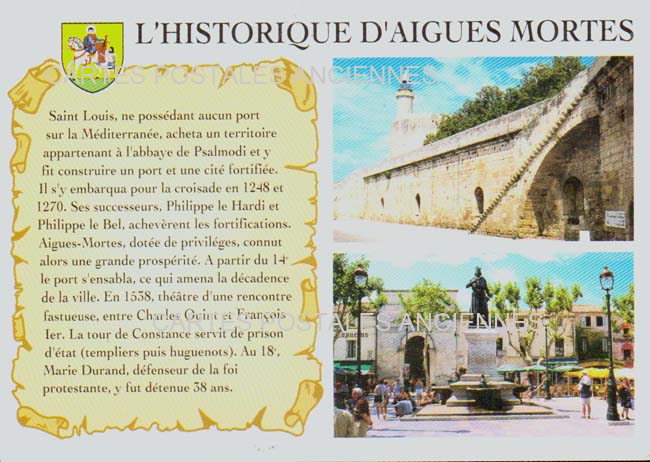 Cartes postales anciennes > CARTES POSTALES > carte postale ancienne > cartes-postales-ancienne.com Gard 30 Aigues Mortes