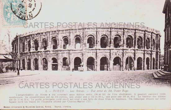 Cartes postales anciennes > CARTES POSTALES > carte postale ancienne > cartes-postales-ancienne.com Gard 30 Nimes