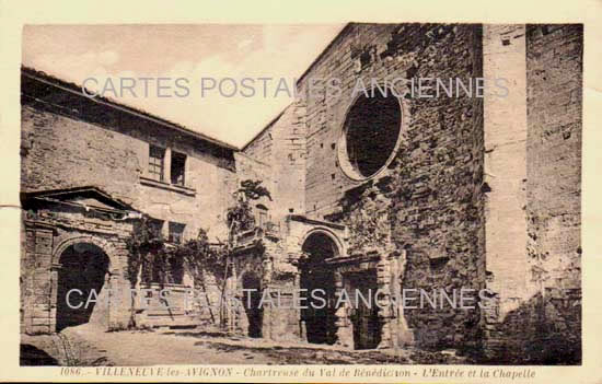 Cartes postales anciennes > CARTES POSTALES > carte postale ancienne > cartes-postales-ancienne.com Gard 30 Villeneuve Les Avignons