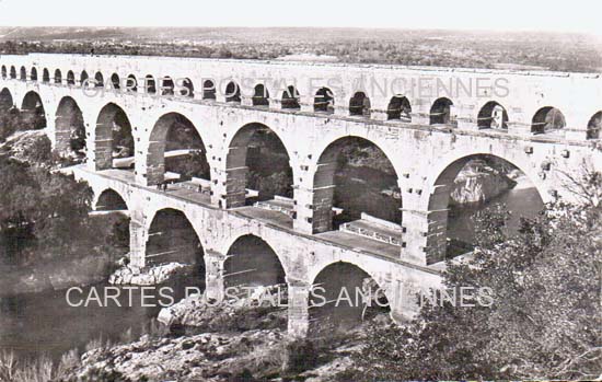 Cartes postales anciennes > CARTES POSTALES > carte postale ancienne > cartes-postales-ancienne.com Gard 30 Vers Pont Du Gard