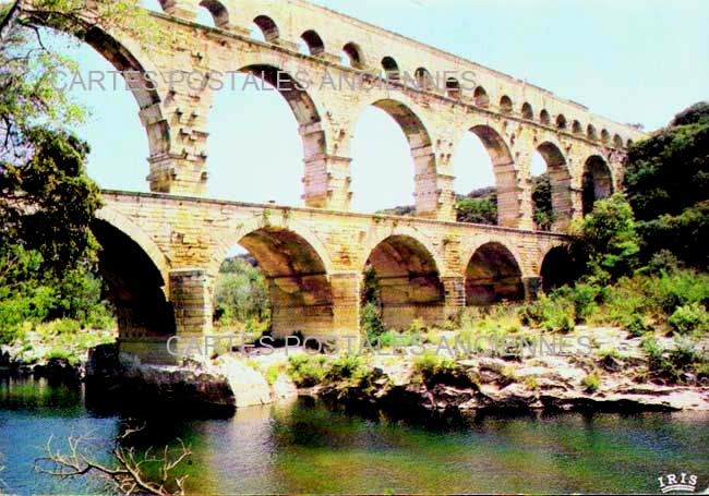 Cartes postales anciennes > CARTES POSTALES > carte postale ancienne > cartes-postales-ancienne.com Gard 30 Vers Pont Du Gard