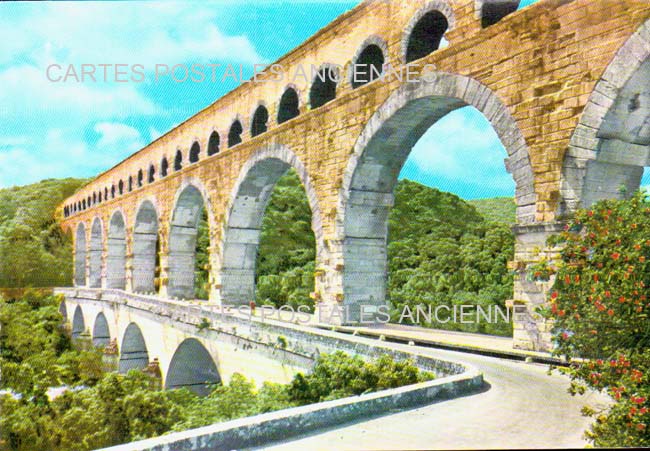 Cartes postales anciennes > CARTES POSTALES > carte postale ancienne > cartes-postales-ancienne.com Gard 30 Vers Pont Du Gard